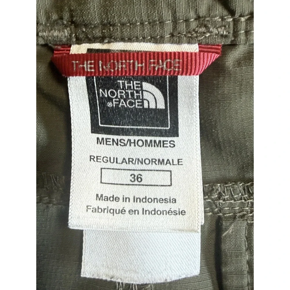 The North Face Mens Olive Green Ripstop Hiking Shorts Fishing Gorpcore 40 outdoo